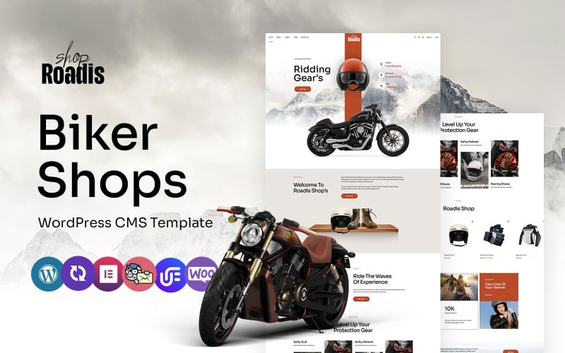 Roadis - Biker Shop Multipurpose WordPress Elementor Theme Roadis - Biker Shop Multipurpose WordPress Elementor Theme