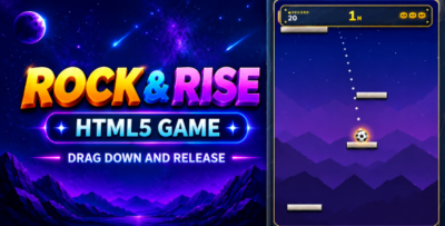 Rock and Rise | HTML5 Arcade Climbing Game
