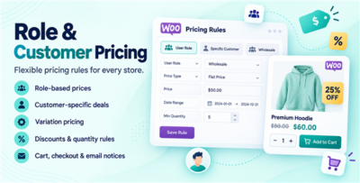 Role and Customer Pricing for WooCommerce