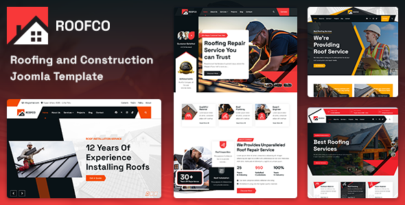 Roofco - Roofing and Construction Joomla Template Roofco - Roofing and Construction Joomla Template