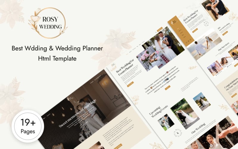 Rosy - Wedding Planner HTML Template Rosy - Wedding Planner HTML Template