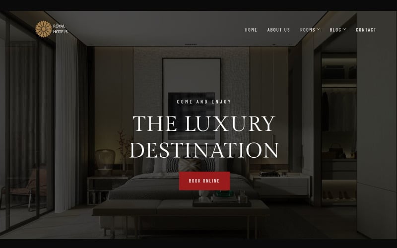Royal Hotel Booking react Template Royal Hotel Booking react Template