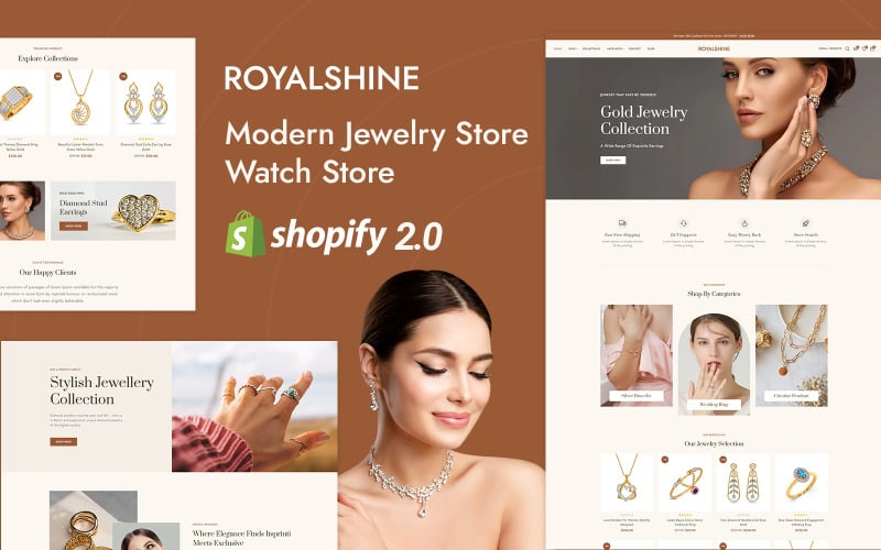 Royalshine - Jewelry Fashion Store Shopify 2.0 Responsive Theme Royalshine - Jewelry Fashion Store Shopify 2.0 Responsive Theme