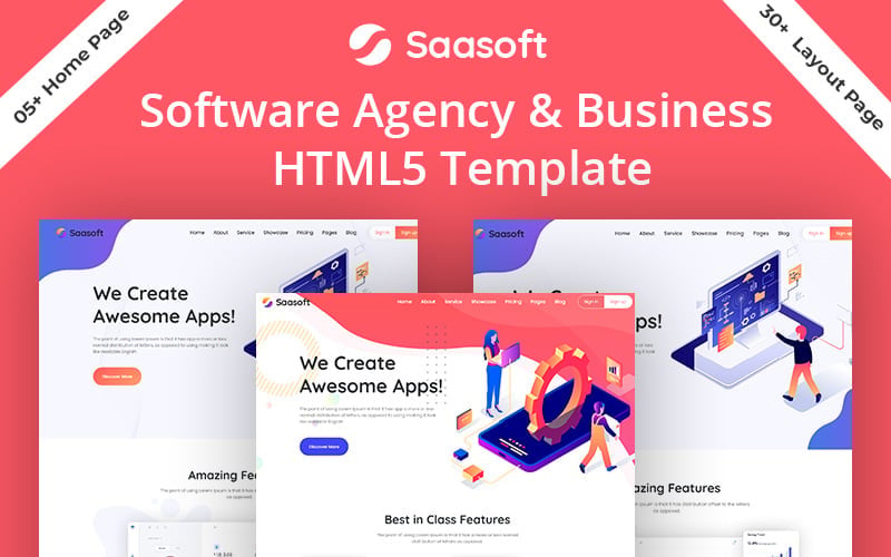 Saasoft Software Agency and Digital Marketing Bootstrap HTML5 Website Template Saasoft Software Agency and Digital Marketing Bootstrap HTML5 Website Template