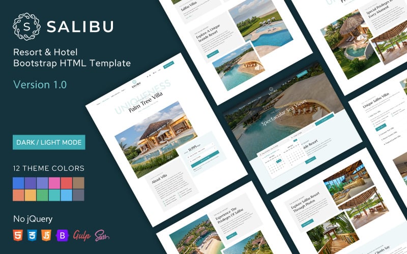 Salibu - Resort & Hotel Bootstrap HTML Template Salibu - Resort & Hotel Bootstrap HTML Template