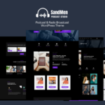 SandMen - Podcast & Radio Studio WordPress Website
