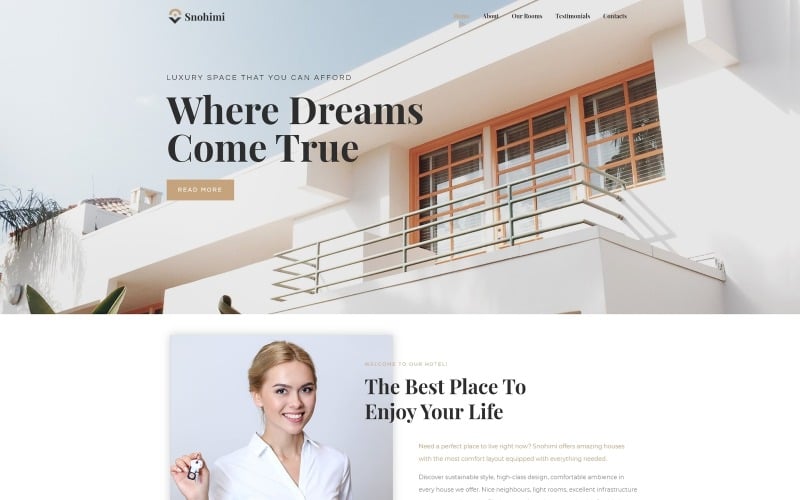 Sanohimi Exotic Hotel WordPress theme Sanohimi Exotic Hotel WordPress theme