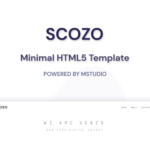 Scozo - Minimal HTML5 Website Template