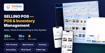 Sellino POS – Point of Sale & Inventory System
