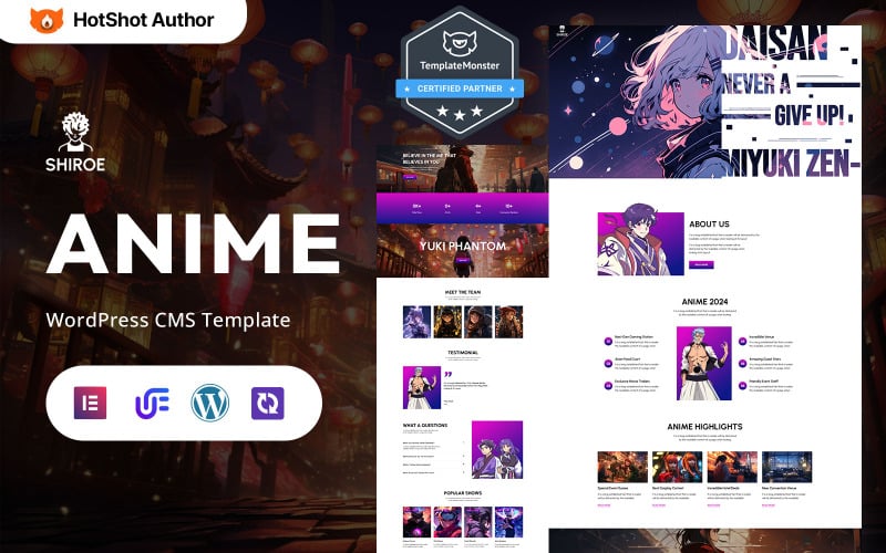 Shiroe - Anime, Manga Store And Portfolio WordPress Elementor Theme Shiroe - Anime, Manga Store And Portfolio WordPress Elementor Theme