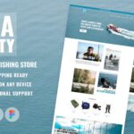 Shopify Fishing Store Template - Marine Lures, Boat Dealer, Sailing and Yacht