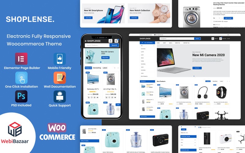 Shoplense - Electronics Premium WooCommerce Theme Shoplense - Electronics Premium WooCommerce Theme