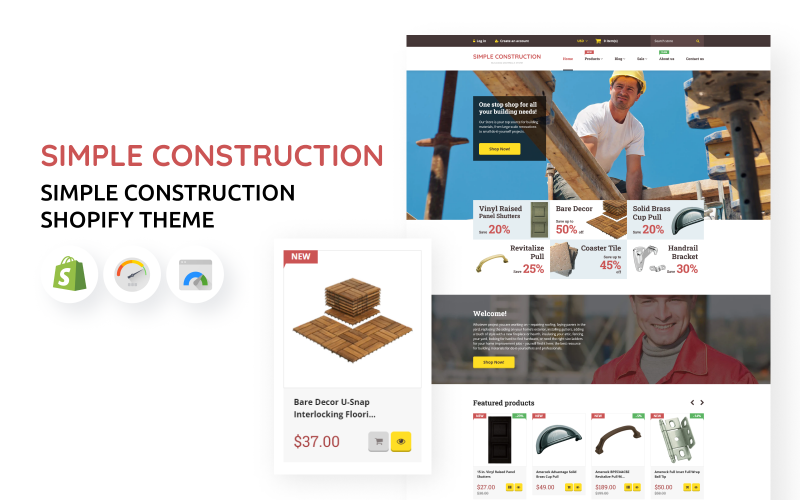 Simple Construction Shopify Theme Simple Construction Shopify Theme