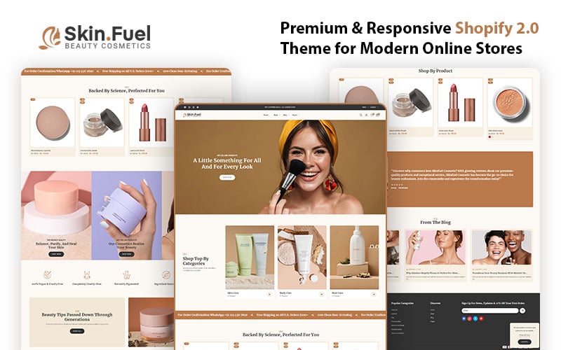 SkinFuel – The Shopify Theme That Elevates Beauty & Skincare Brands SkinFuel – The Shopify Theme That Elevates Beauty & Skincare Brands