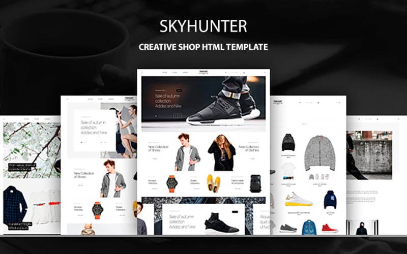 Skyhunter - Creative Shop Website Template Skyhunter - Creative Shop Website Template