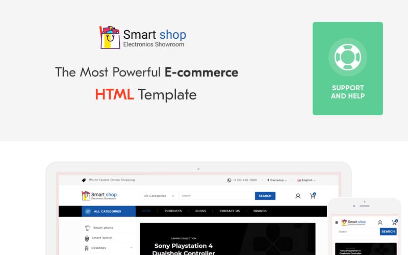SmartShop Electronic Shop Website Template SmartShop Electronic Shop Website Template