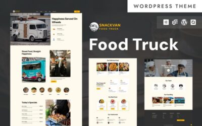Snackvan - Street Food & Food Truck WordPress Elementor Theme