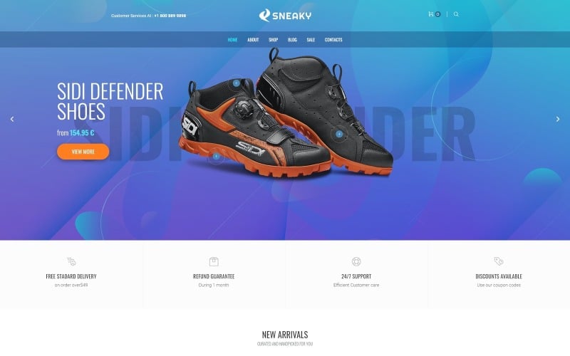 Sneaky - Sport Shoes Elementor WooCommerce Theme Sneaky - Sport Shoes Elementor WooCommerce Theme