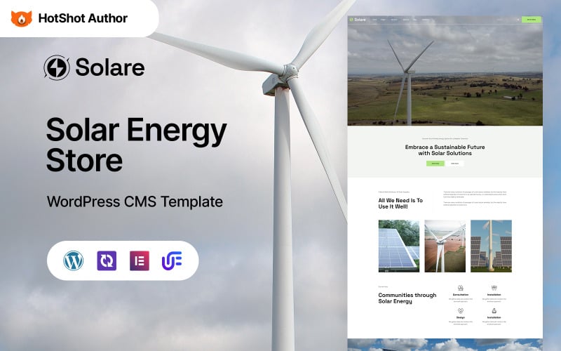 Solare - Solare Energy WordPress Elementor Theme Solare - Solare Energy WordPress Elementor Theme