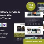 Soldier - Military Service & Army Veterans War WordPress Theme