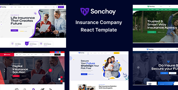 Sonchoy - Insurance Company React Template Sonchoy - Insurance Company React Template