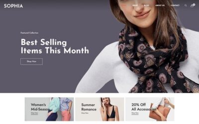 Sophia -  Fashion WordPress WooCommerce Theme