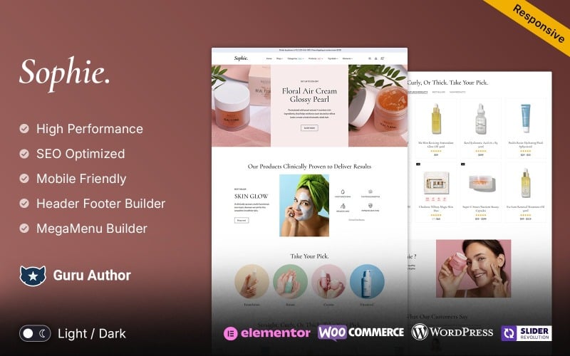 Sophie - The Best of Skincare, Beauty and Cosmetic WooCommerce Elementor Responsive Theme Sophie - The Best of Skincare, Beauty and Cosmetic WooCommerce Elementor Responsive Theme