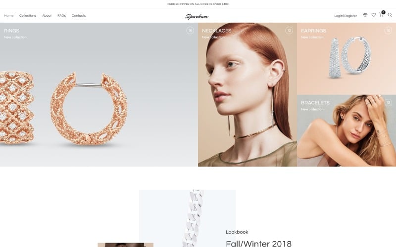 Sparkum - Jewelry ECommerce Classic Elementor WooCommerce Theme Sparkum - Jewelry ECommerce Classic Elementor WooCommerce Theme