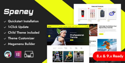 Speney - Sports Store Prestashop Responsive Theme
