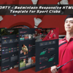 Sporty - Badminton responsive html5  template for sport clubs