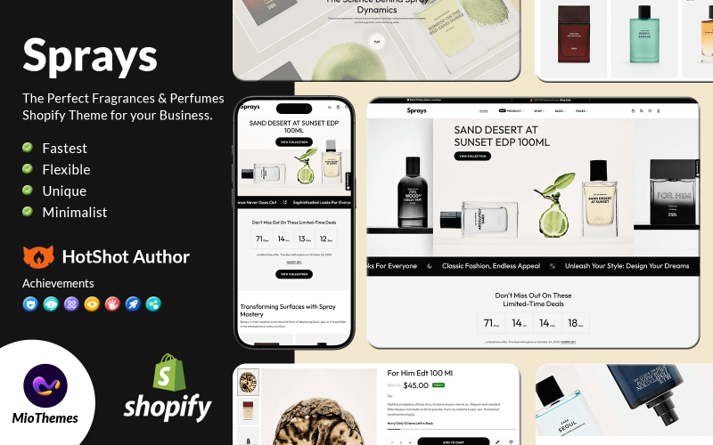 Sprays - Fragrances & Perfumes Premium Shopify OS 2.0 Sprays - Fragrances & Perfumes Premium Shopify OS 2.0