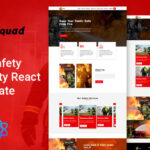 Squad-Fire Safety Security React Website Template