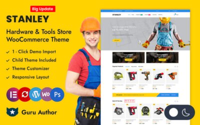 Stanley - Tools Hardware Store Elementor WooCommerce Responsive Theme