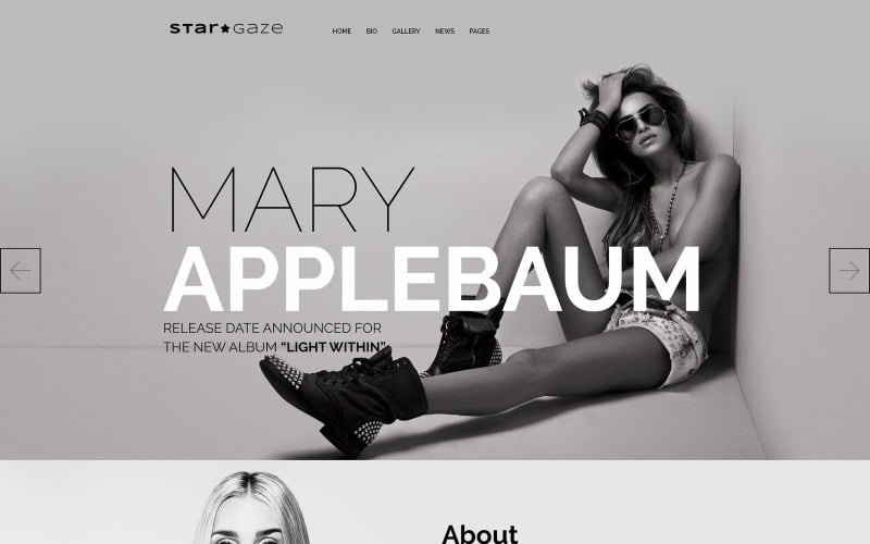 Stargaze - Media & Celebrity Responsive WordPress Theme Stargaze - Media & Celebrity Responsive WordPress Theme