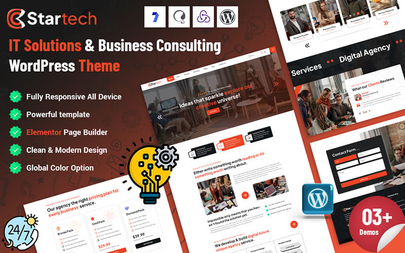 Startech - IT Solutions Business Consulting WordPress Theme Startech - IT Solutions Business Consulting WordPress Theme