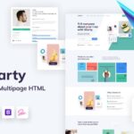 Starty - IT Startup Company Website Template