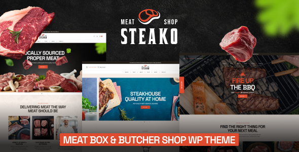 Steako - Butcher Shop & Meat Box WordPress Theme Steako - Butcher Shop & Meat Box WordPress Theme