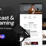 Stremcast -  Podcast, FM Radio And Streaming Multipurpose WordPress Elementor Theme