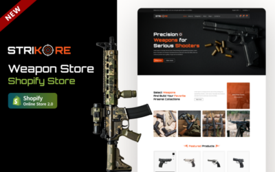 Strikore - Gun Shop & Tactical Store Shopify 2.0 Theme
