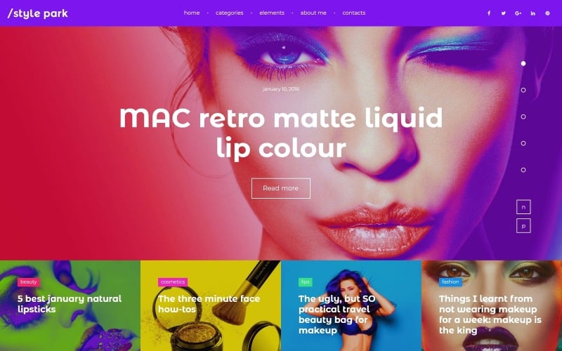 StylePark - Fashion Blog WordPress Theme StylePark - Fashion Blog WordPress Theme