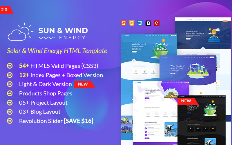 Sun and Wind Energy HTML Template Website Template Sun and Wind Energy HTML Template Website Template