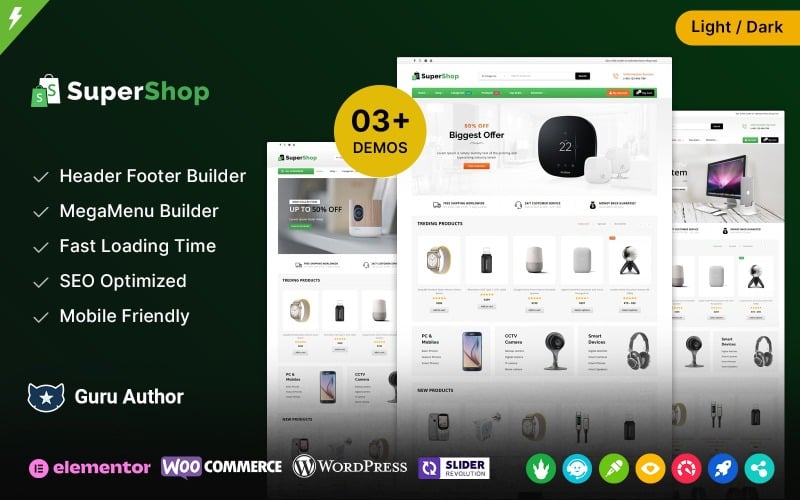 Super Shop - Electronics and Mega Store MultiPurpose WooCommerce Theme Super Shop - Electronics and Mega Store MultiPurpose WooCommerce Theme