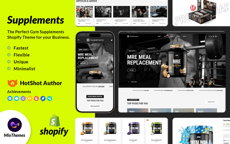 Supplements - Gym & Fitness Supplements Shopify Theme Supplements - Gym & Fitness Supplements Shopify Theme