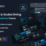 Surfzy – Surfing and Scuba Diving Water WordPress Theme