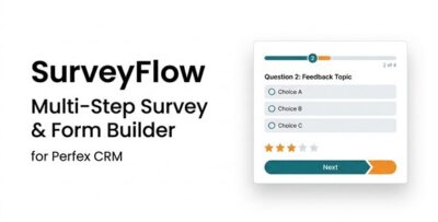 SurveyFlow – Multi-Step Survey & Form Builder for Perfex CRM
