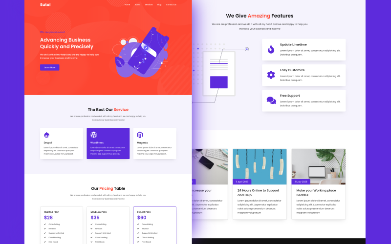 Sutal - Digital Agency HTML Template Sutal - Digital Agency HTML Template