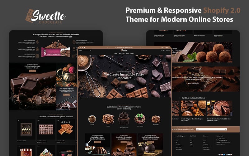 Sweetie – A Deliciously Designed Shopify Theme for Bakeries & Dessert Shops Sweetie – A Deliciously Designed Shopify Theme for Bakeries & Dessert Shops