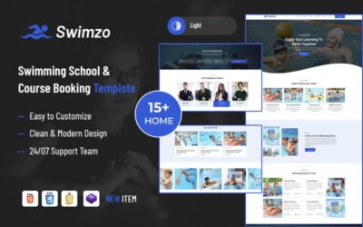 Swimzo -  Swimming School & Course Booking HTML5 Template