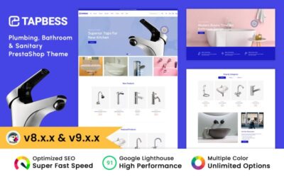 Tapbess Plumbing, Bathroom & Sanitary Prestashop Theme