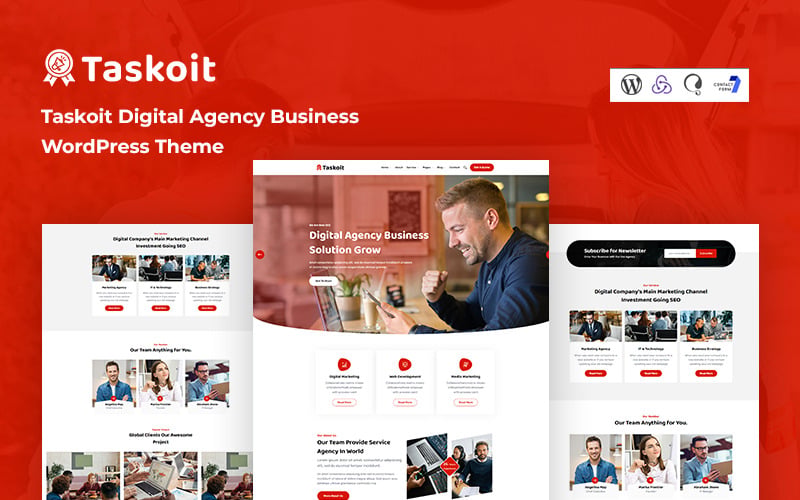 Taskoit - Digital Agency Business WordPress Theme Taskoit - Digital Agency Business WordPress Theme